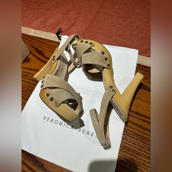 Veronica Beard BRAND NEW sz 7.5 Lamont suede platform sandal - Picture 11 of 11